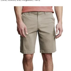 Copper & Oak Supply Co. Men's Venture Ripstop Stretch Cargo Short Tan